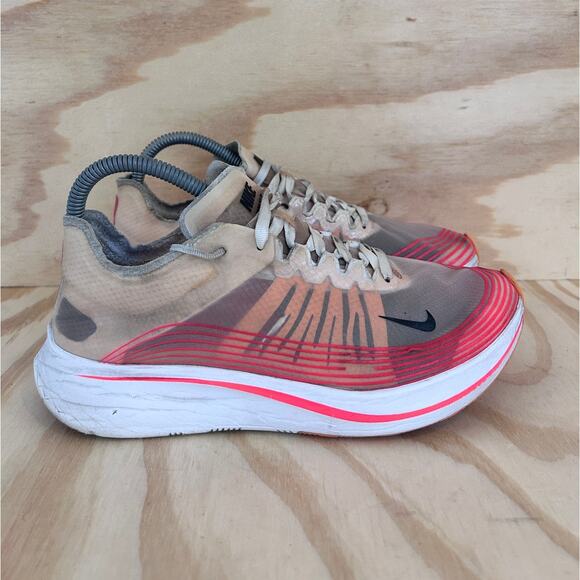 Nike - Zoom Fly SP - Running Shoes - Red/Gray - Women's - 9 - AJ8229-600 - Picture 1 of 9
